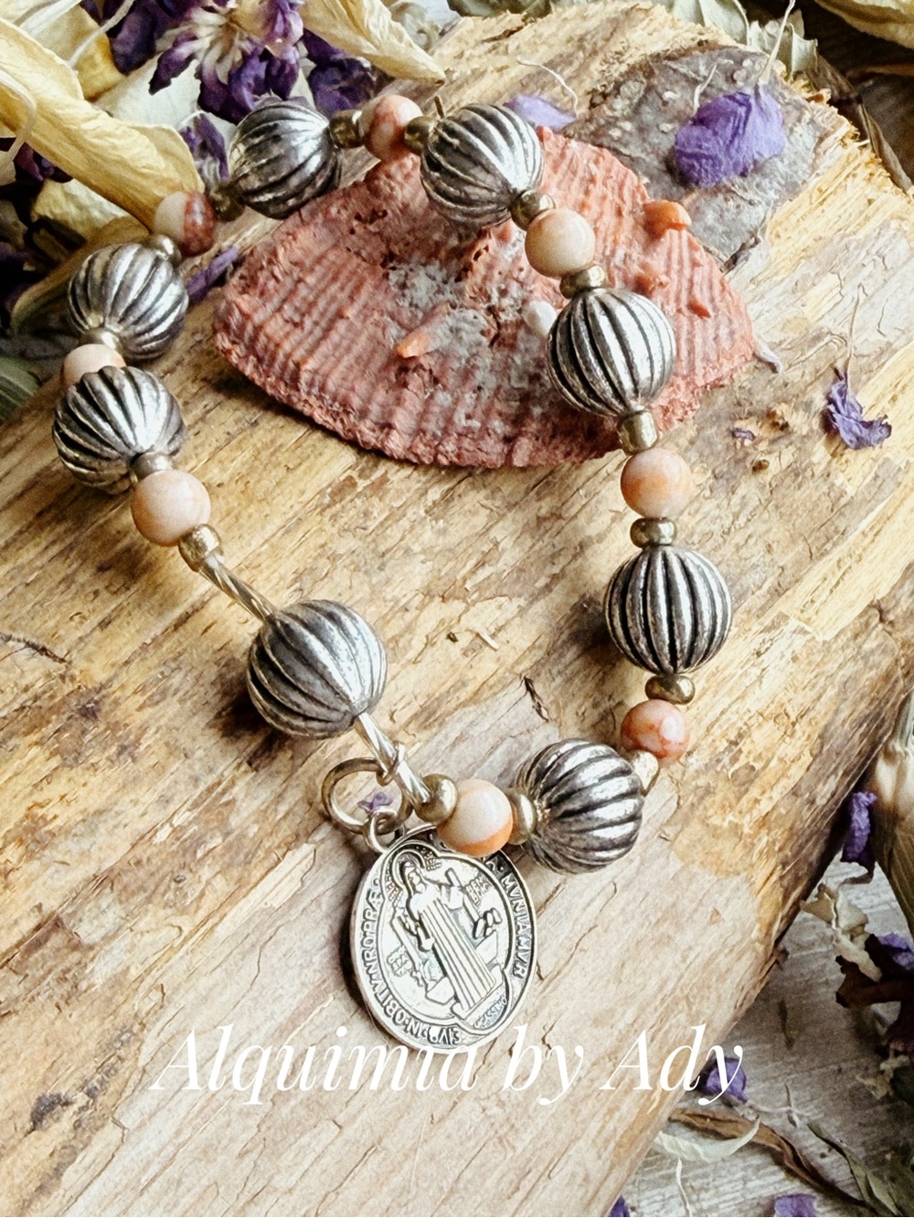 Agate beaded handmade bracelet + AMERICANA